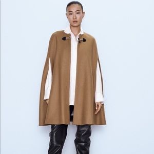 Zara: Wool Camel Cape